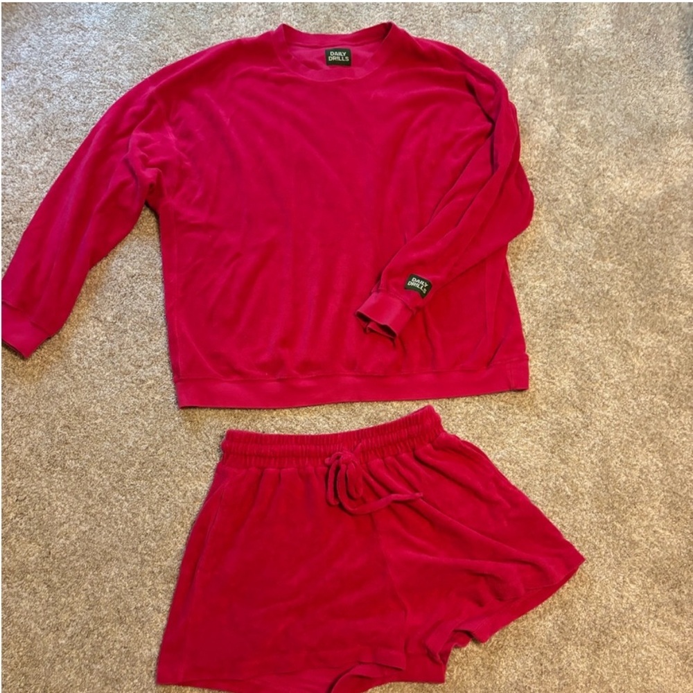 Daily drills terry cloth set. Size m/l